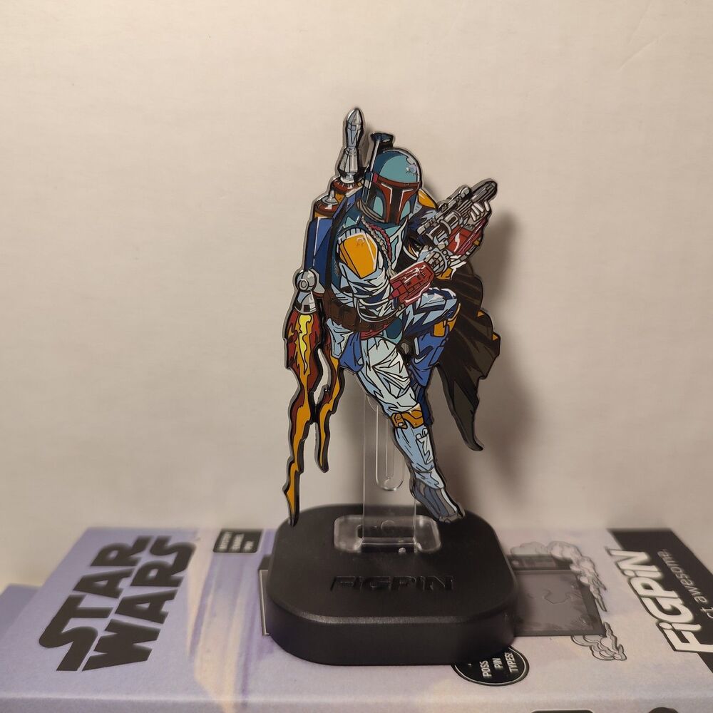 Star Wars Han Solo Quest Boba Fett FigPin Official Super Rare Enamel Pin Badge